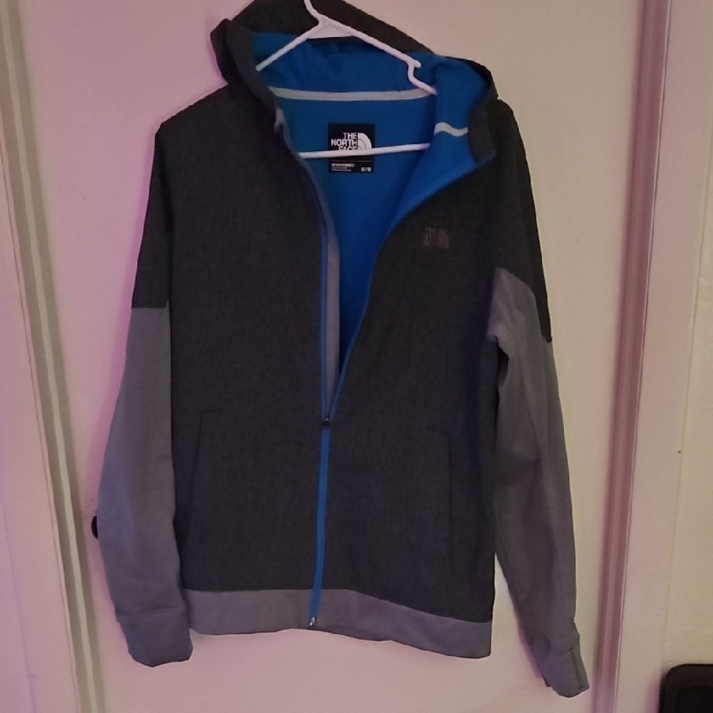 The North Face Charcoal and Cobalt Jacket